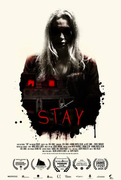 poster ufficiale del cortometraggio horror STAY