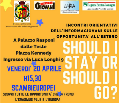 Orientamento sulle opportunità di scambi, studio all'estero