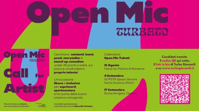 Open Mic Turbato: aperta l'open call per gli artisti emergenti della Romagna