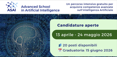 Formarsi sull’Intelligenza Artificiale, aperte le candidature per la 4ª edizione di ASAI