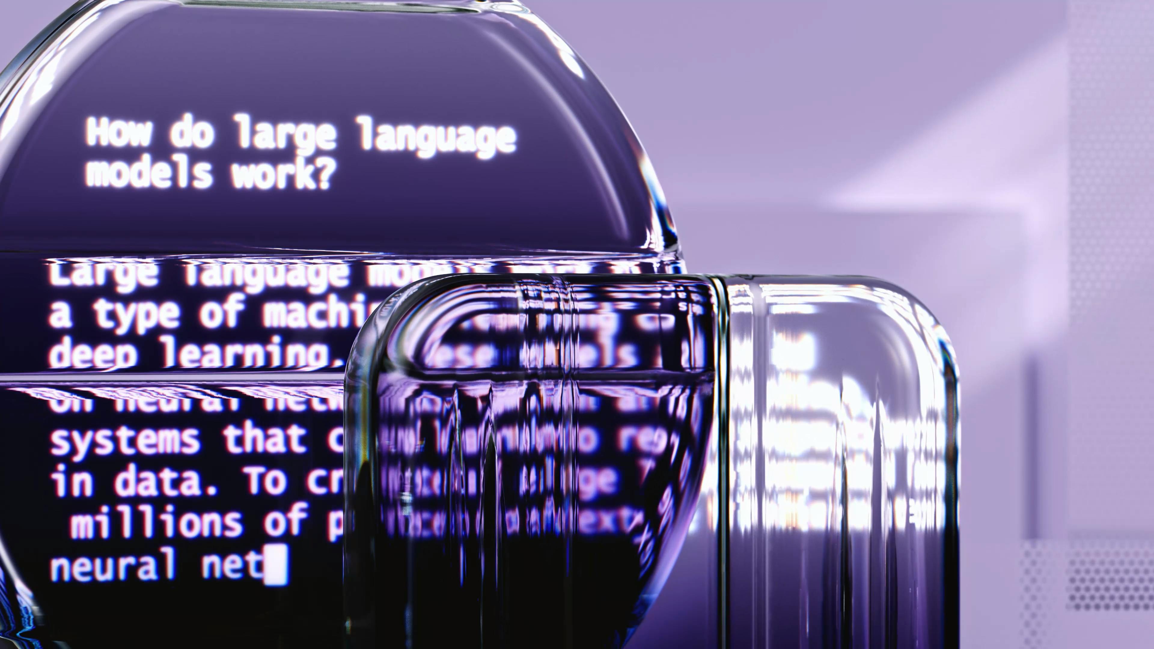 Immagine con testo relativo al linguaggio AI