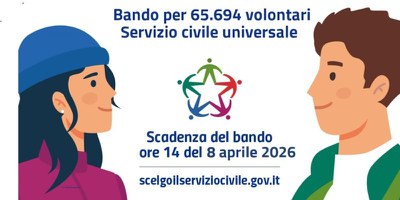 Nuovo bando per il Servizio Civile Universale 2026, candidature aperte fino all’8 aprile