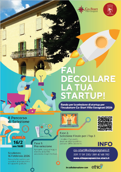 Selezione di 3 startup innovative